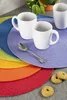 Rundes Set aus 6 Tischsets, Polypropylen, mehrfarbig, Produktbild-Vorschau 3