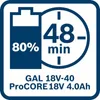 Bosch Starter Set Standard 2x ProCORE18V 4.0Ah + GAL 18V-40 Produktbild-Vorschau 19