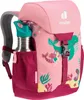 A close-up view of a child's backpack with a mermaid and whale design. Podgląd zdjęcia produktu