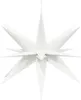 A white, multi-pointed star ornament is shown against a white background. Produktbild-Vorschau