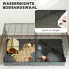 PawHut Kleintierkäfig mit Laufstall, Kleintierstall mit Produktbild-Vorschau 6