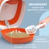 PawHut Katzentoilette mit Deckel, Katzenklo inkl. Produktbild-Vorschau 5