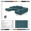 Sofiland Cordo Canapé XXL Panoramique Convertible Chaise Voir les images du produit 3