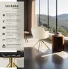 Chaise pivotante en velours Lona avec rembourrage épais - Voir les images du produit 2