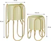 Mica Decorations Donau Blumentopf auf Ständer - 2er-Set - Produktbild-Vorschau 6