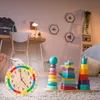 Lernuhr für Kinder Wanduhr aus Glas Produktbild-Vorschau 5