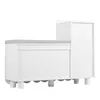 Scarpiera Merax 90 cm con 3 ante, cassetto e cuscino di Anteprima dell’immagine prodotto 6