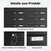 Wiltec 12 systém poštových schránok čierny 945 x 270 x 1500 Náhľad obrázku produktu 13