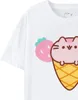 Pusheen - dámské tričko NS7836 (L) (Bílá) Náhled obrázku produktu 2