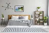 Bild 60x40 MDF-Rahmen Wandkunst Sea Rock Beach Boote Produktbild-Vorschau 2