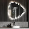 Unregelmäßiger asymmetrischer Spiegel mit LED Beleuchtung Produktbild-Vorschau 3