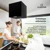 Hotte lustre en îlot 596m³/h Panneau LED EEK A Voir les images du produit 2