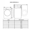 Heinner HWM-HMK9014IVA Voorlader Wasmachine 9 kg, 1400 tpm, Productafbeelding-voorbeeld 5