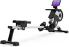 A rowing machine is shown in a studio setting against a white background. Produktbild-Vorschau