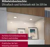 Paulmann LED lampes à encastrer pour meubles, set de 3 Voir les images du produit 5