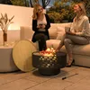 Outsunny 3-in-1 Feuerschale Ø60 x 39cm aus Edelstahl Produktbild-Vorschau 2