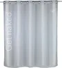 TOM TAILOR 180x200 Duschvorhang Antischimmel Grey Waschbar Produktbild-Vorschau 1