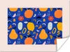 MuchoWow® Poster Lebensmittel - Früchte - Blumen - Pastell Produktbild-Vorschau 1