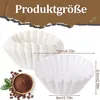 300 Stück 80/200mm Korbfilter Kaffeefilter - kompatibel mit Produktbild-Vorschau 2