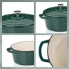 Kela Calido, 4,6 l, Grün, Eisenguss, Eisenguss, 26 cm, 120 Produktbild-Vorschau 4