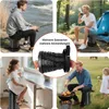 Tragbarer Klapphocker, Tragbarer Klappstuhl, Einziehbarer Produktbild-Vorschau 6