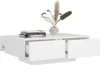 Tavolino bianco 90x60x31 cm in materiale ligneo Anteprima dell’immagine prodotto 6