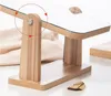 ECARLA - Miroir cosmétique rectangulaire en bois Voir les images du produit 4