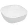 vidaXL Waschbecken 42,5 x 42,5 x 14,5 cm Keramik Weiß -  Produktbild-Vorschau 2