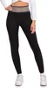 A person wearing black leggings and white sneakers, shown from the waist down against a white background. Produktbild-Vorschau