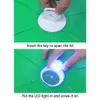 Décor de boule de Noël en PVC à gonfler, alimenté par LED, Voir les images du produit 4