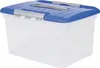 Boîte de rangement Panier Boîte en plastique avec couvercle Voir les images du produit 2