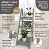 TTL HOME Blumenleiter Flower Ladder M+L Set grau – 2er Set Produktbild-Vorschau 4
