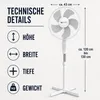 BURI Standventilator 45W | 1-6 Stück | Höhenverstellbar Produktbild-Vorschau 7
