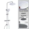 Dešťová sprcha JOHO bez baterie, sprchový set Rain Shower Náhled obrázku produktu 2