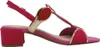 MARCO TOZZI Damen Sandale Textil Sandalette Metallic Produktbild-Vorschau 18
