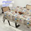 Tischdecke Wachstuch MIMOSA Blumen Beige Robust Produktbild-Vorschau 2