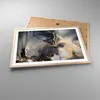 Gerahmtes Poster - Rahmen in heller Eiche - Dunkel Produktbild-Vorschau 3