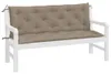 vidaXL Vankúše na záhradné lavice 2 ks. Taupe 150x50x7 cm Náhľad obrázku produktu 4