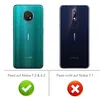 Two phone cases shown side-by-side with compatibility information below. Produktbild-Vorschau
