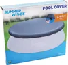 Summer Waves Pool Cover Abdeckplane rund 244 cm Poolplane Produktbild-Vorschau 1
