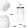 Garronda 220L Plastikfass Lebensmittelfass aus HDPE-Plastik Produktbild-Vorschau 3