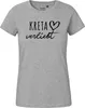 Huuraa Damen T-Shirt Kreta verliebt XL Sport Grey Bio Produktbild-Vorschau 2