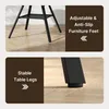 BEALIFE Runder Esstisch 120 cm Ø | Für Esszimmer, Balkon & Produktbild-Vorschau 4