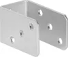 A U-shaped metal bracket with holes for screws. Produktbild-Vorschau
