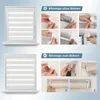 Instructions for mounting a roller blind, showing two methods: without drilling and with drilling. Produktbild-Vorschau