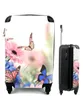 MuchoWow® Koffer Handgepäck Trolley Rollkoffer Kleine Produktbild-Vorschau 1