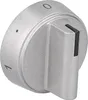 Drehknopf silber Amica 9070451 für Herd Produktbild-Vorschau 2