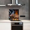 GLASPLATTE FÜR KÜCHE 60x65 Grill Produktbild-Vorschau 3