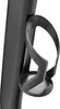 A close-up shot of a black water bottle cage attached to a black bicycle frame. Produktbild-Vorschau
