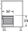 Raumspar Tandem S Plus, poubelle 12+18 L avec système Voir les images du produit 4